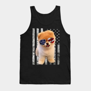 Pom Pom Power Fashionable Tees Showcasing the Charm of Pomeranians Tank Top